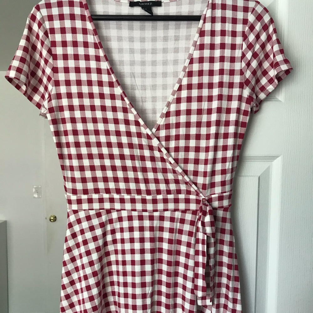 Forever 21 wrap skort romper